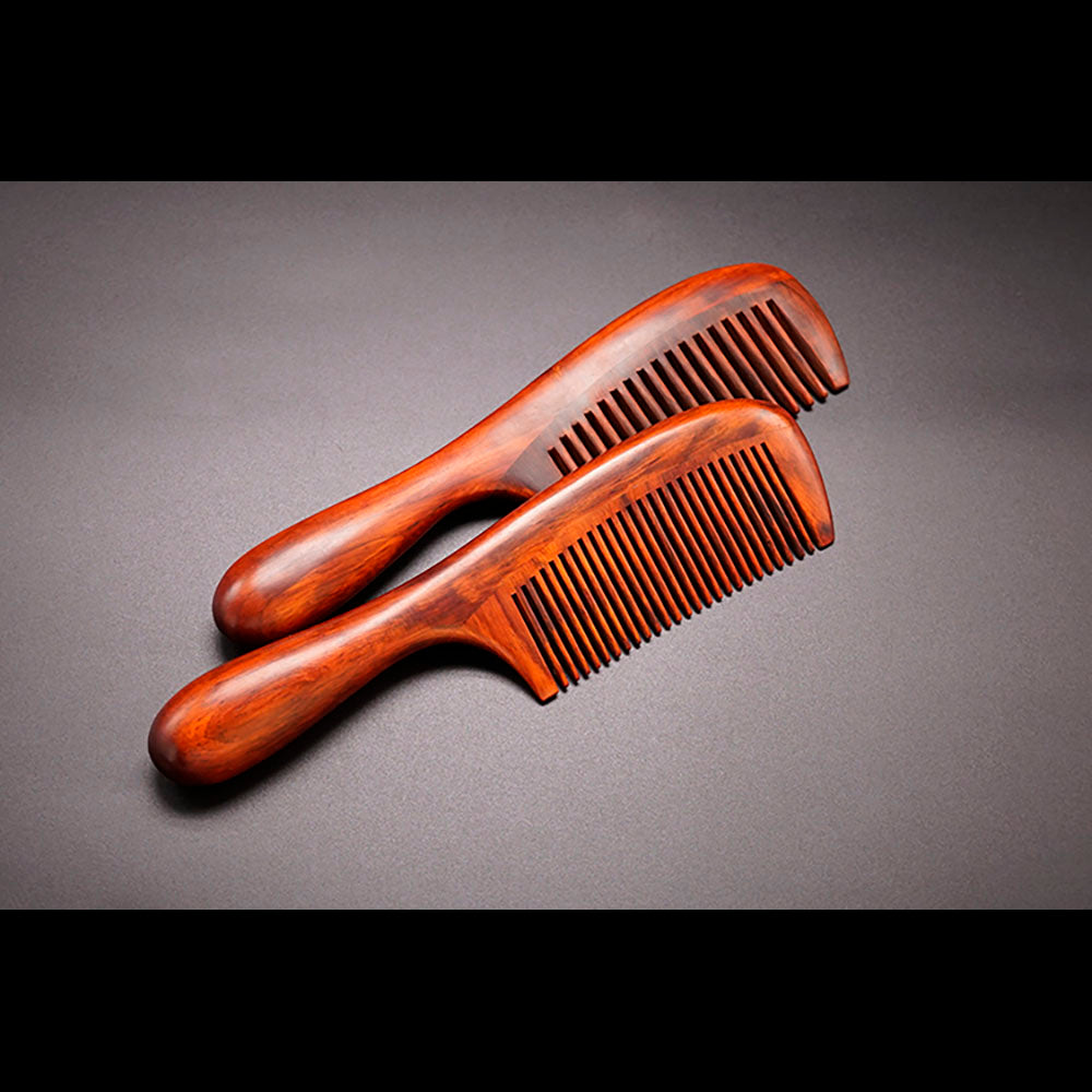 African Rosewood Luxury Massage Comb for Health and Hair Therapy