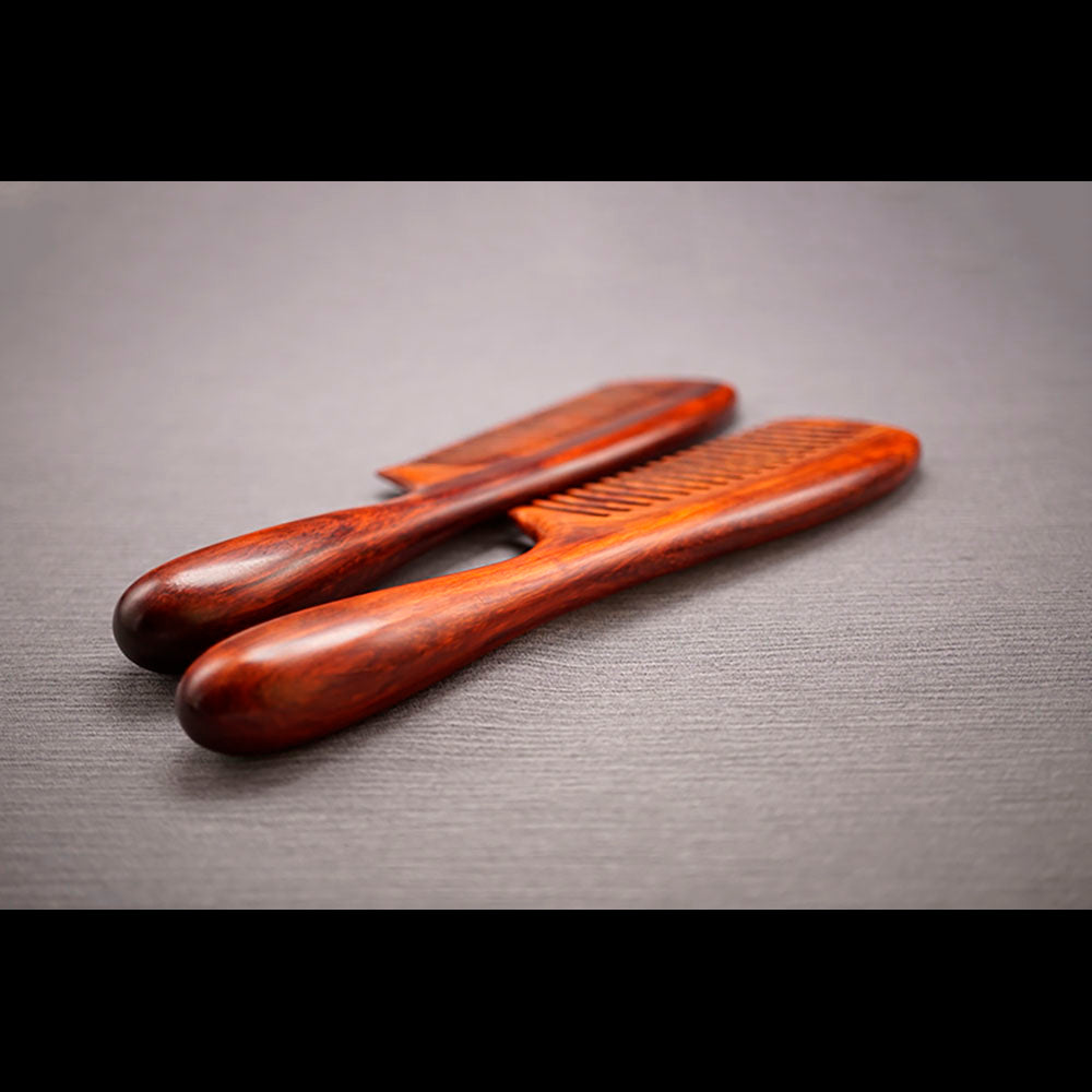 African Rosewood Luxury Massage Comb for Health and Hair Therapy