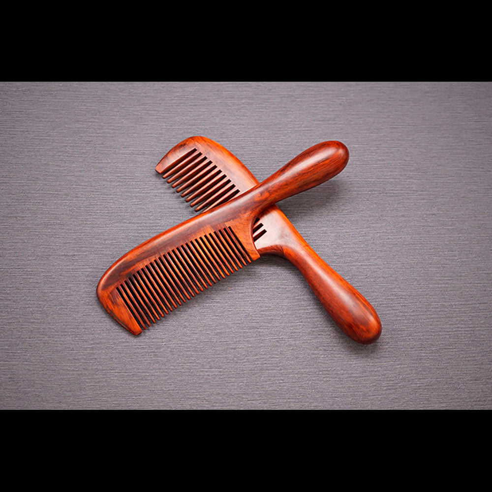 African Rosewood Luxury Massage Comb for Health and Hair Therapy
