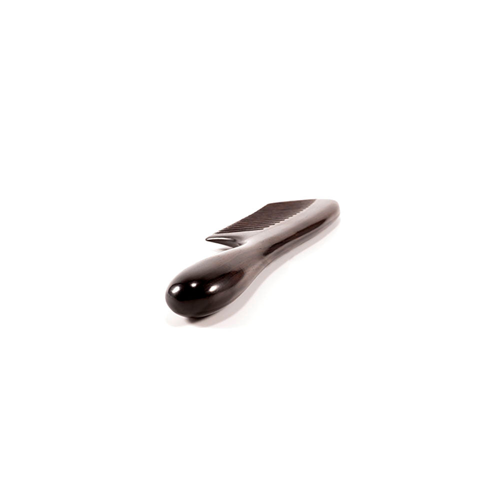 African Blackwood Handcrafted Massage Comb for Health Hair Therapy