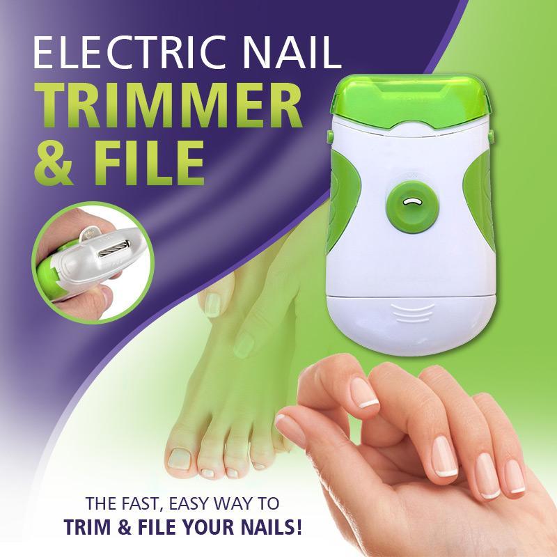 Electric Nail Care System - Safe and Easy Trimming & Filing