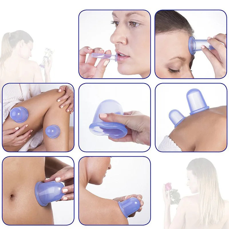 Silicone Cupping Massager for Home Spa and Skincare