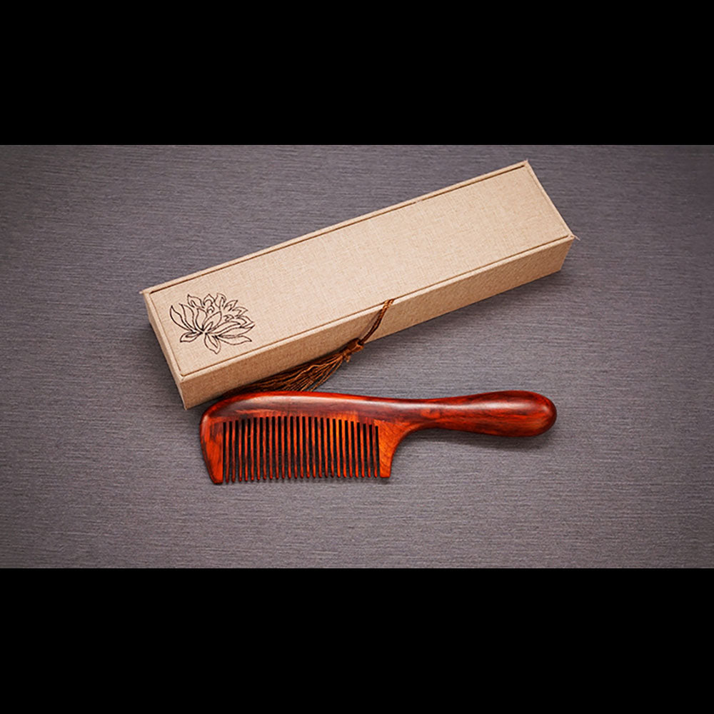 African Rosewood Luxury Massage Comb for Health and Hair Therapy