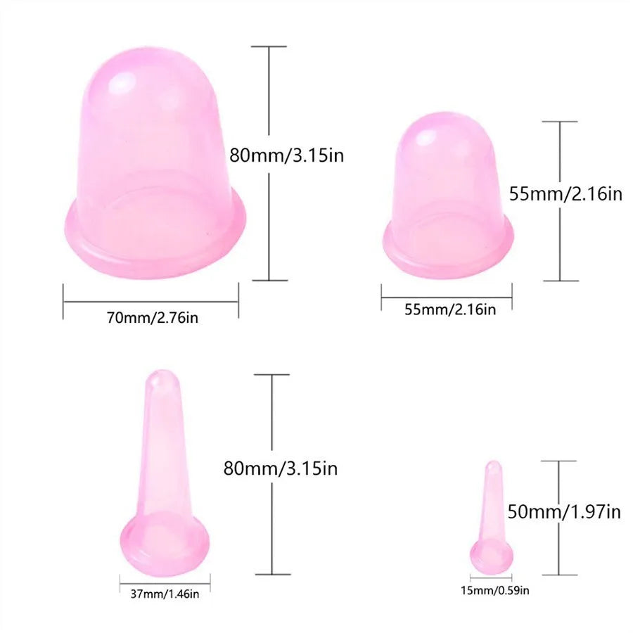 Silicone Cupping Massager for Home Spa and Skincare