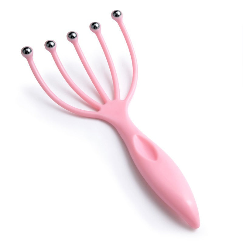 Scalp Massage Claw Set - 10 Steel Balls for Deep Relaxation and Stress Relief