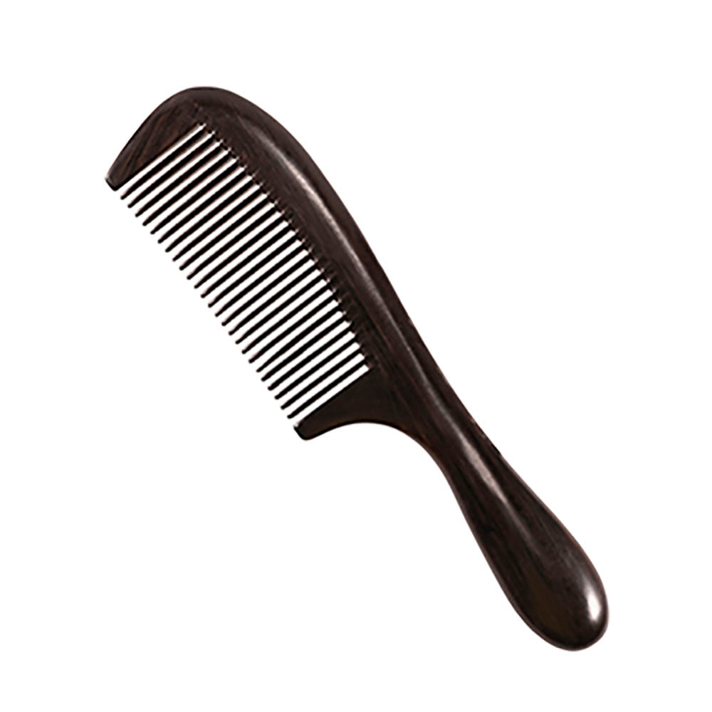 African Blackwood Handcrafted Massage Comb for Health Hair Therapy