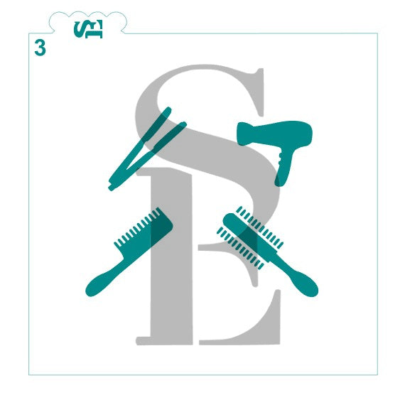 Beauty Salon Tools Digital Designs Bundle (8 Designs Included)