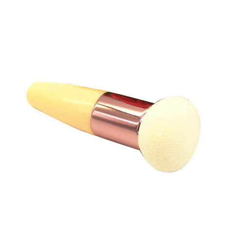 SAIANTTH Single Beveled Puff Makeup Brush for Blush, BB Cream & Liquid Foundation - Wet & Dry Use