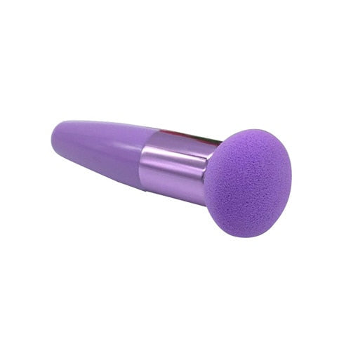 SAIANTTH Single Beveled Puff Makeup Brush for Blush, BB Cream & Liquid Foundation - Wet & Dry Use