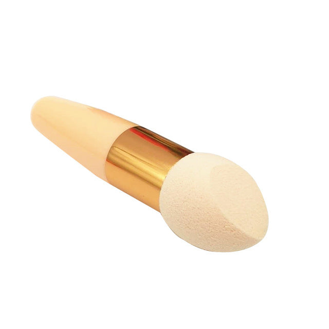 SAIANTTH Single Beveled Puff Makeup Brush for Blush, BB Cream & Liquid Foundation - Wet & Dry Use