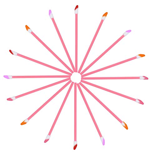 400PCS Disposable Pink Lip Brushes - Lip Gloss Applicator Wands for Makeup