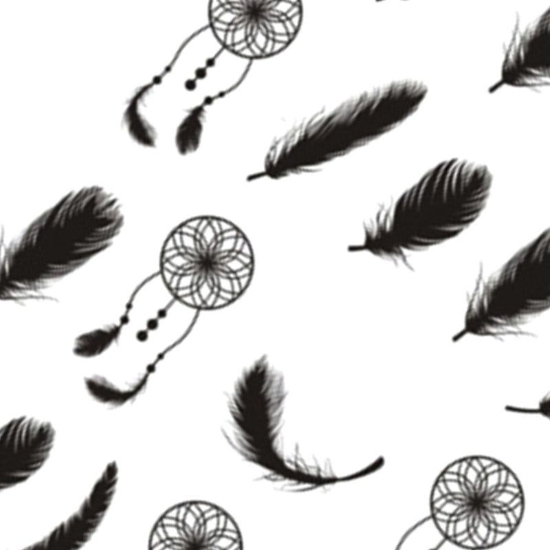 Simple Black Jewelry Flower Water Decals Transfer Nail Art Stickers