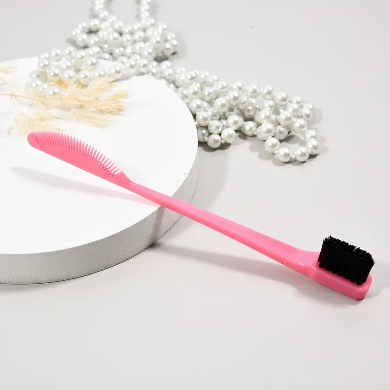 5pcs 2 In 1 Double-ended Eyebrow Brush & Eyelash Comb Makeup Tools Beauty Tool For Women Girl
