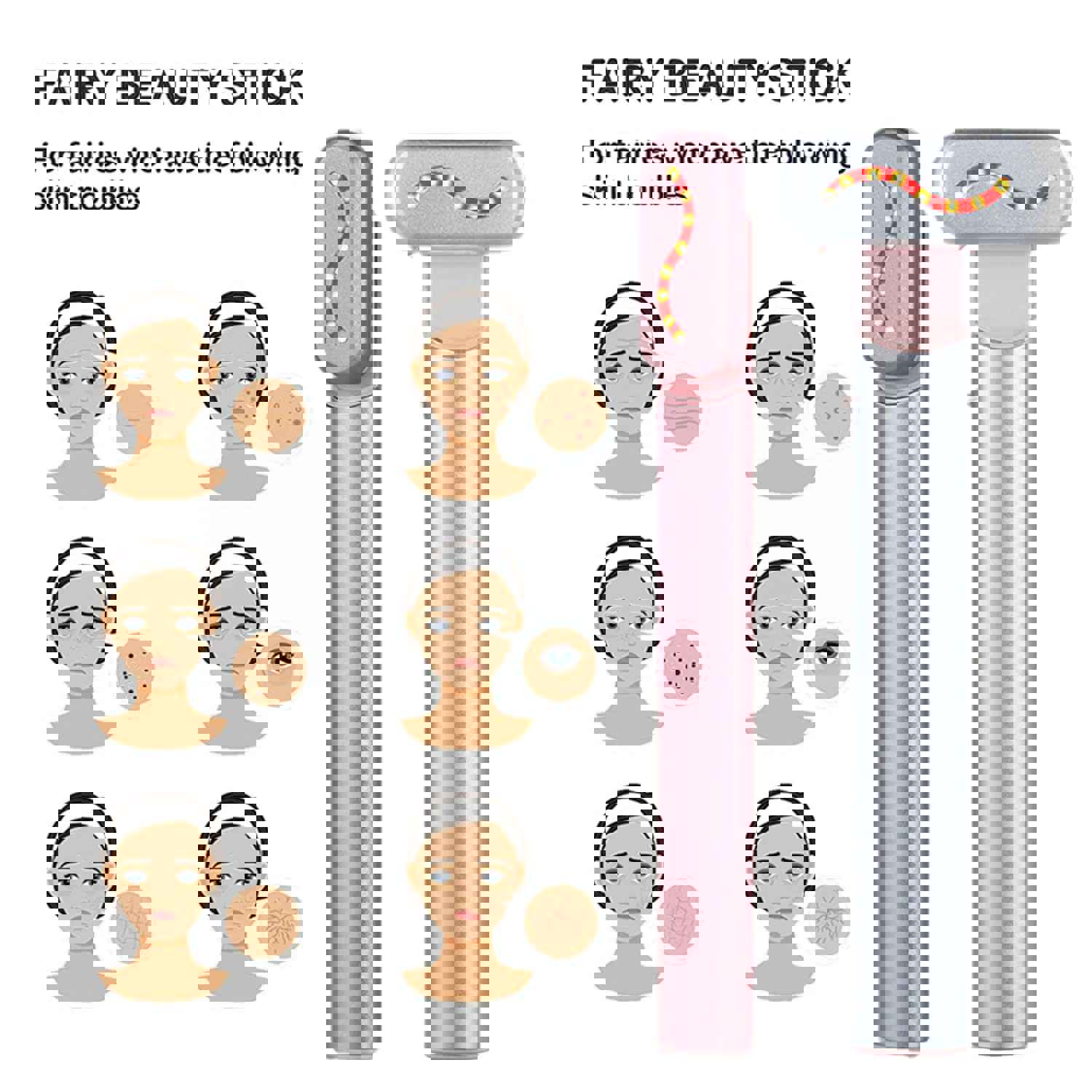 4-in-1 Skincare Facial Wand - Anti-Aging & Skin Tightening Device