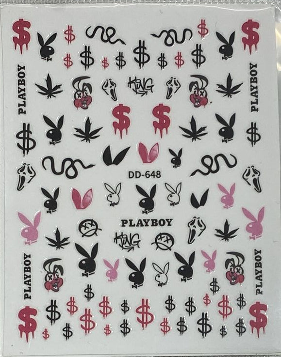 3D Luxury Designer LOGO Nail Stickers - Collection