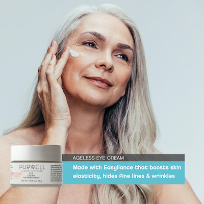 Pur-Well Living Ageless Skincare System (Facial Cleanser, Eye Cream, Moisturizer)
