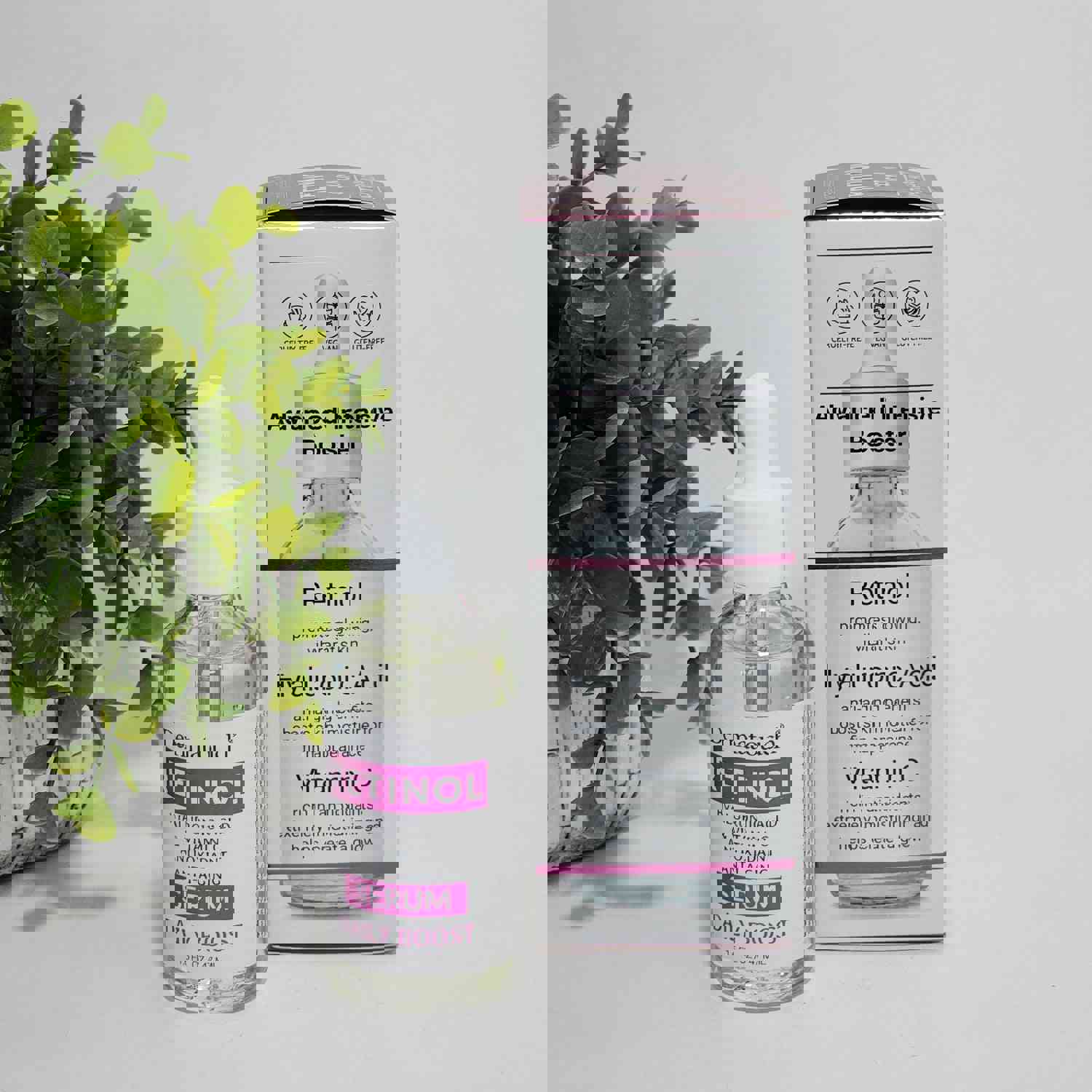 Dermatouch Retinol Hyaluronic Acid & Vitamin C Anti-aging Face Serum 1.6 oz