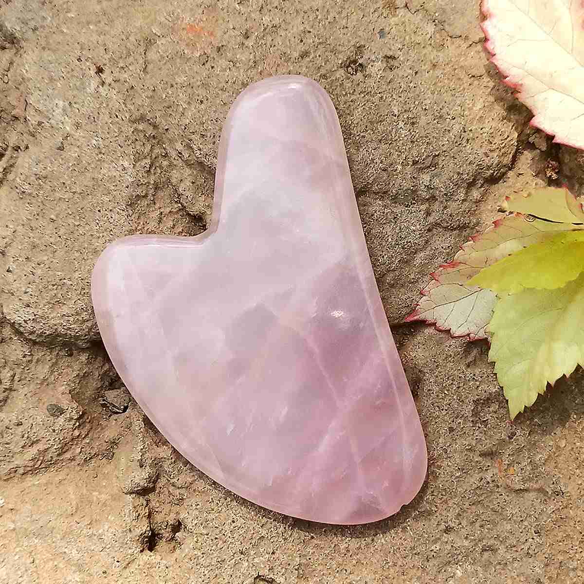 Natural Stone Crystal Gua Sha Tool for Facial Massage and Skin Care