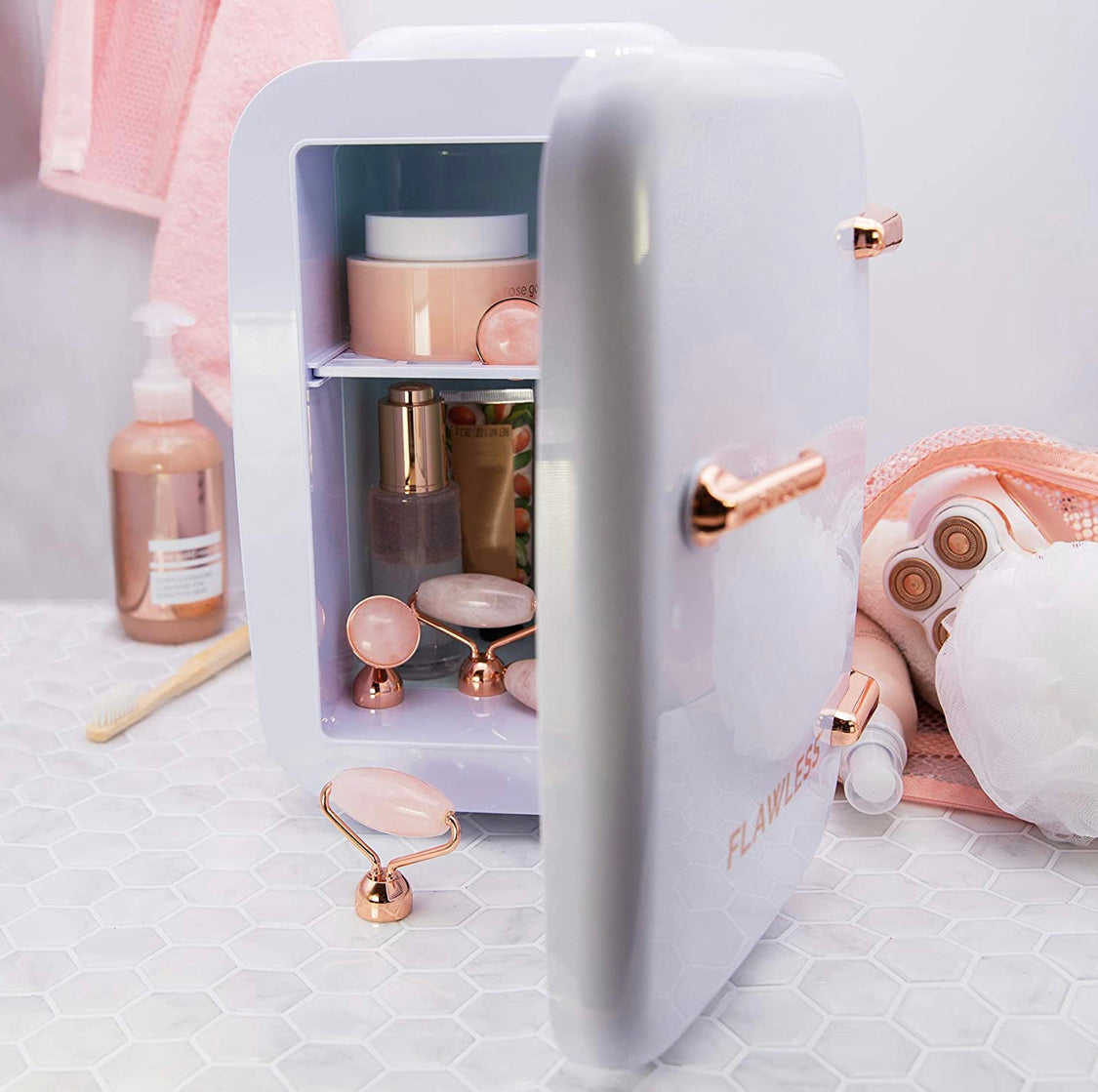 Beauty Fridge for Skincare and Makeup Storage