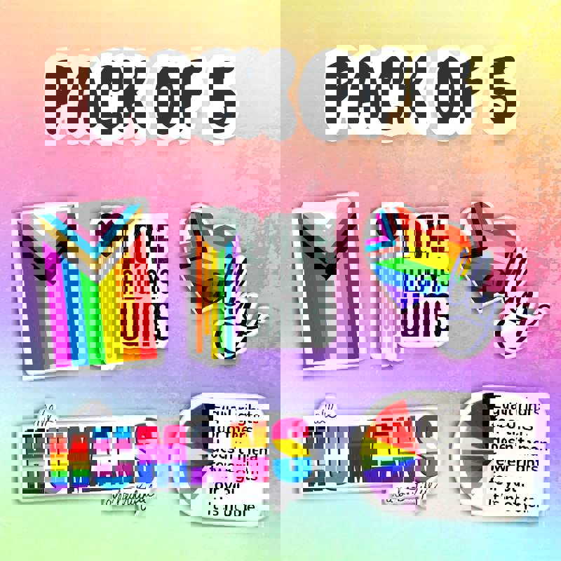 Pride Bee Honey Lip Balm Bundle (Buy 2 Get 1 Free + Free Sticker Pack)