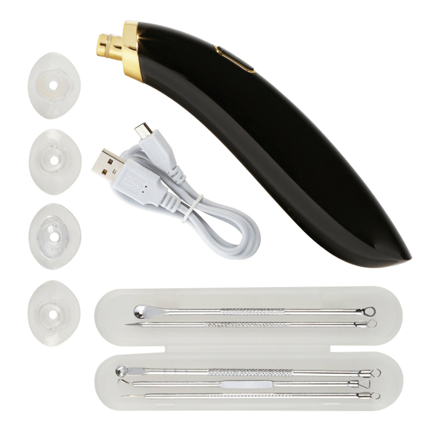 Tru Beauty Microderm Blemish System Pore Vacuum & Blackhead Tools