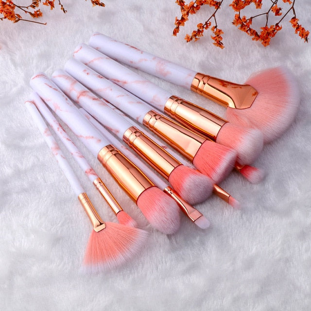 5/15Pcs Makeup Brushes Tool Set for Cosmetic Powder, Eye Shadow, Foundation, and Blush Blending