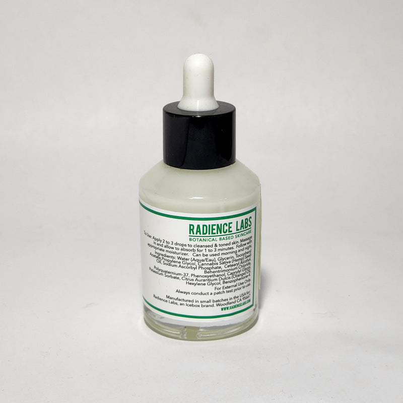 Radience Labs Botanical Hemp Vitamin C Daily Face Serum 2oz