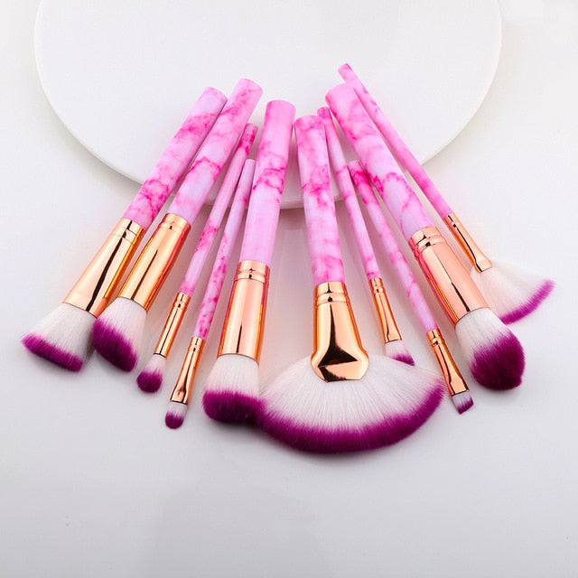 5/15Pcs Makeup Brushes Tool Set for Cosmetic Powder, Eye Shadow, Foundation, and Blush Blending