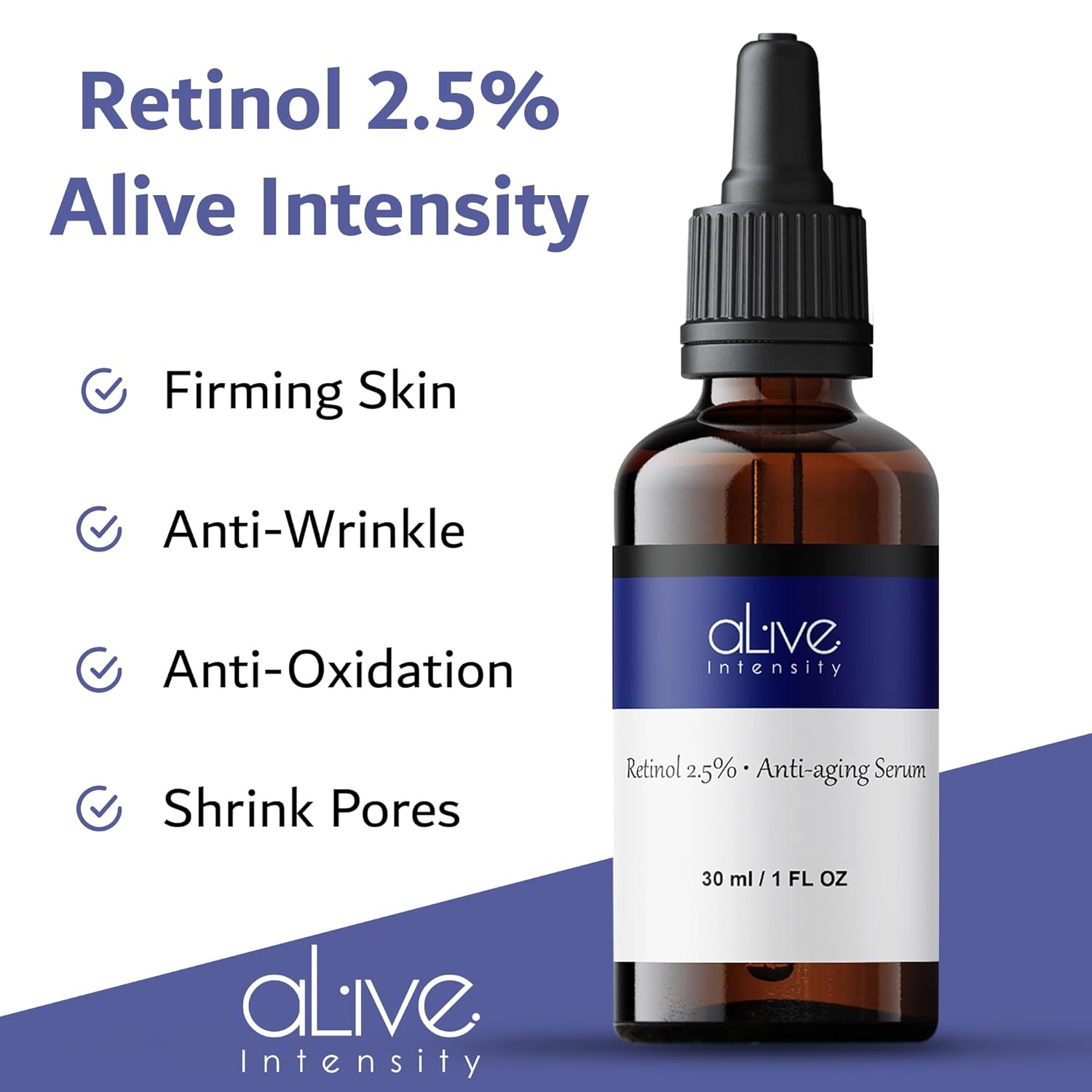 Alive Intensity Retinol 2.5% Anti-aging Serum for Skin Repair