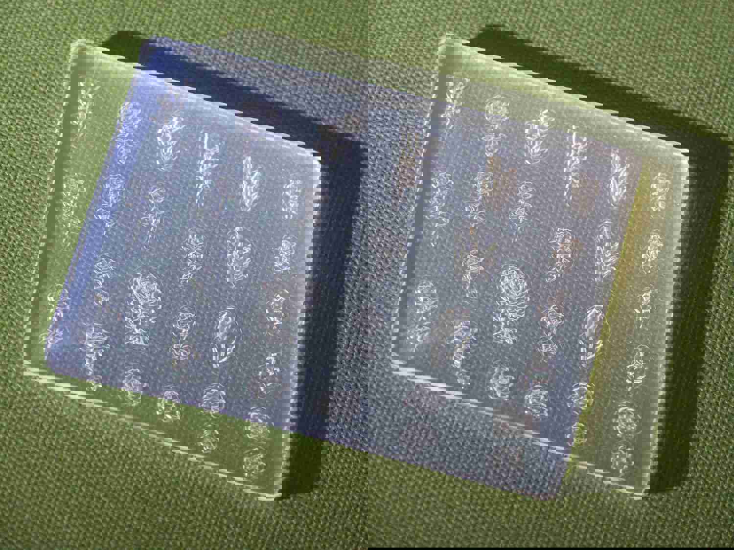 Flower Daisy Rose Tulip Silica Mould for Nail Art DIY Decal Design