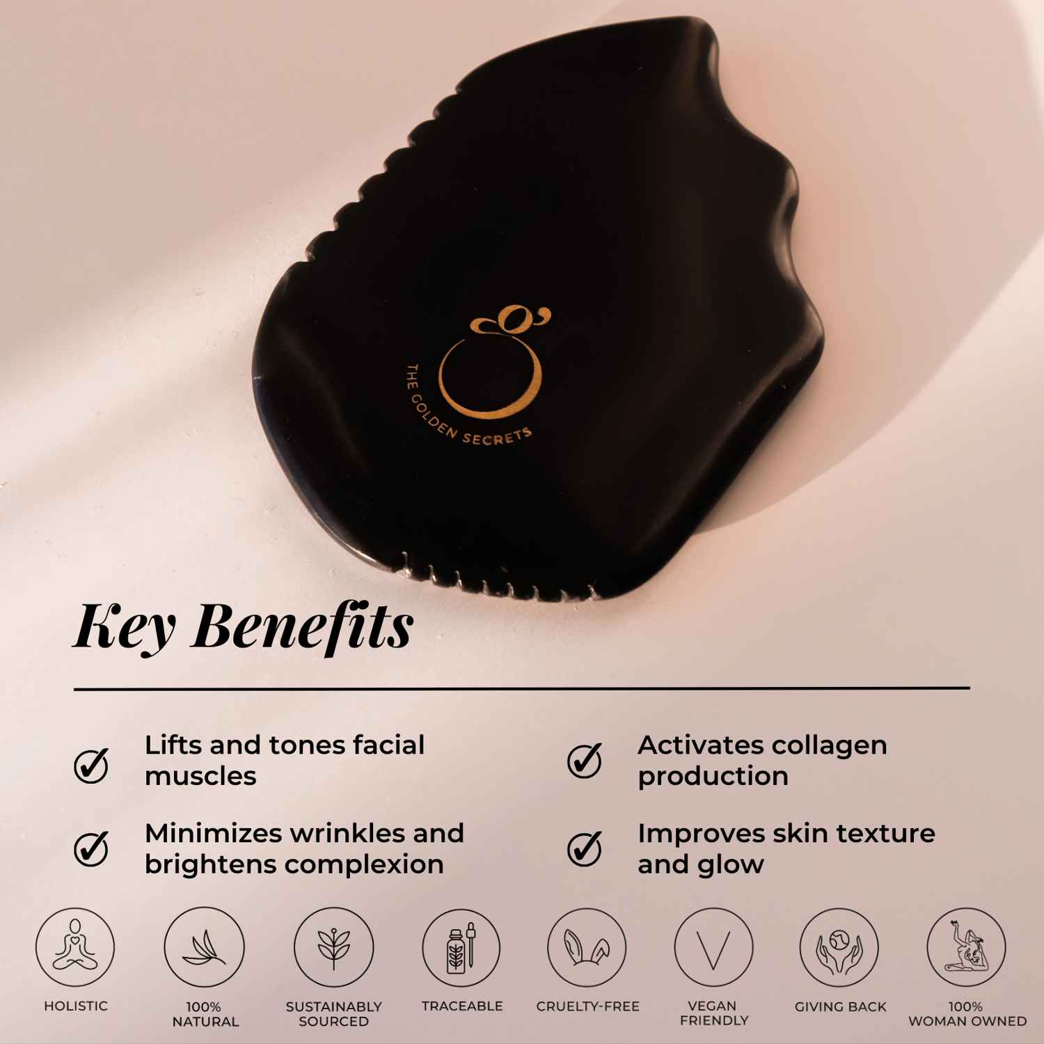 Sorceress Stone Gua Sha Beauty Tool