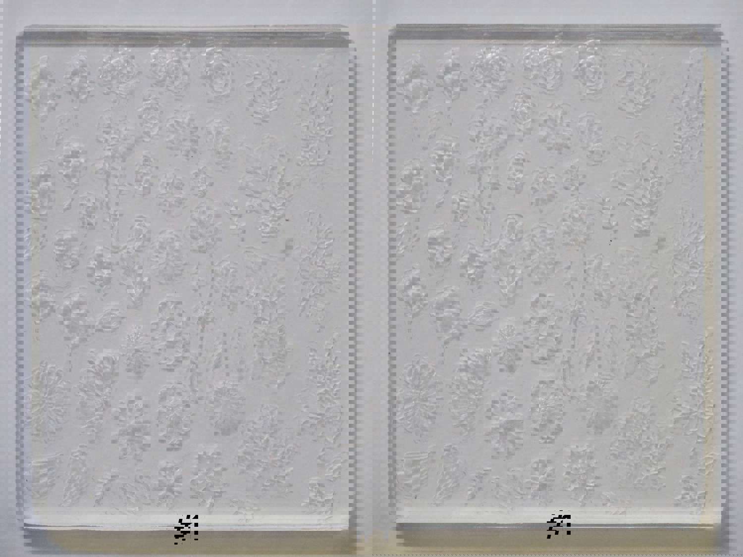 Flower Daisy Rose Tulip Silica Mould for Nail Art DIY Decal Design