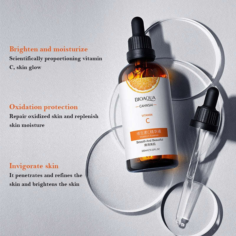 BIOAQUA Vitamin C Serum For Face - Moisturizing & Brightening Facial Essence