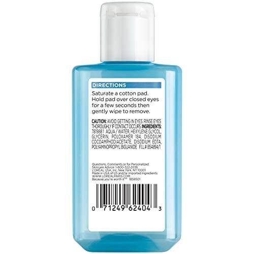 L'Oreal Paris Dermo-Expertise Oil-Free Eye Makeup Remover, Gentle & Refreshing, 4 fl. oz.