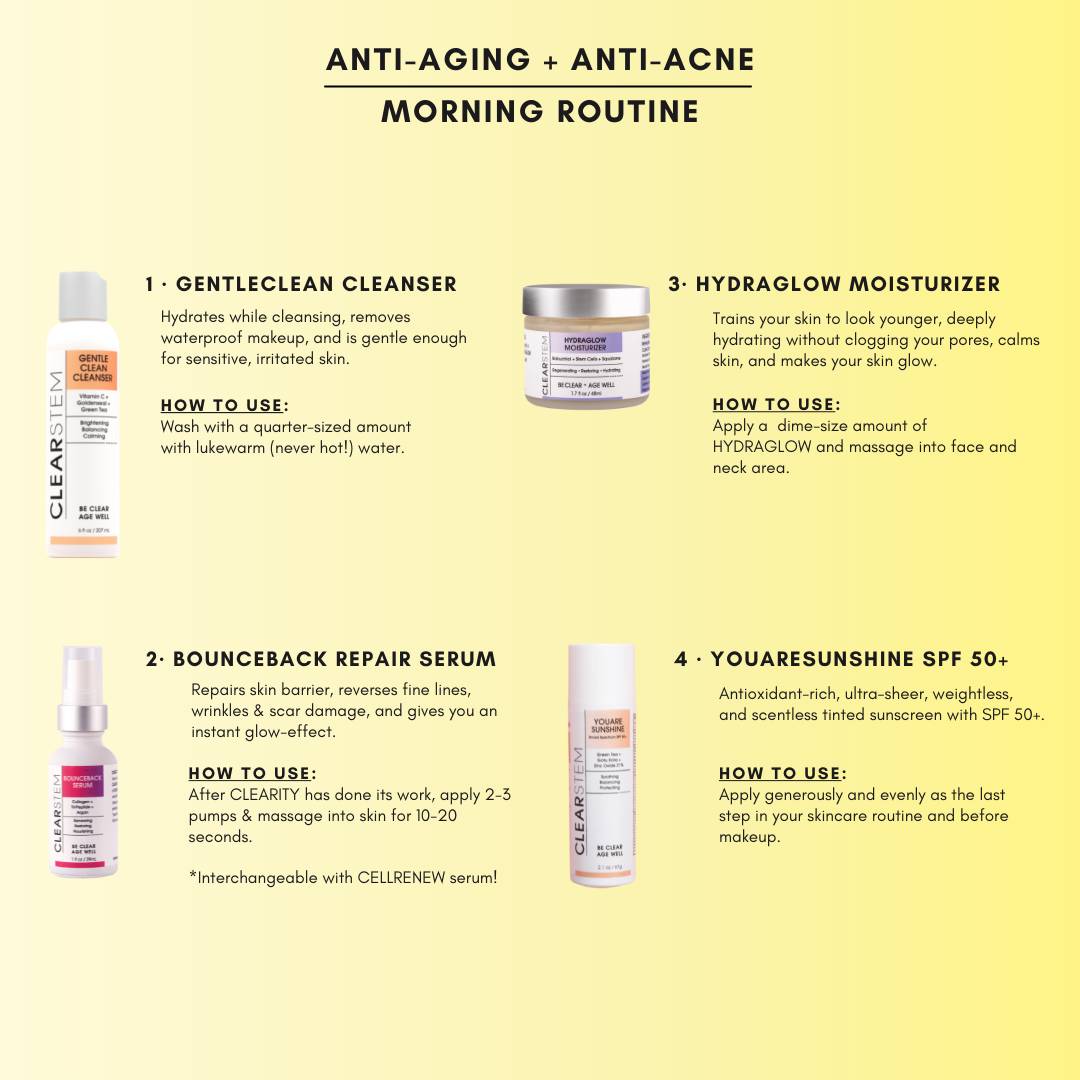 HYDRAGLOW Stem Cell Moisturizer - Regenerating & Hydrating by CLEARSTEM Skincare