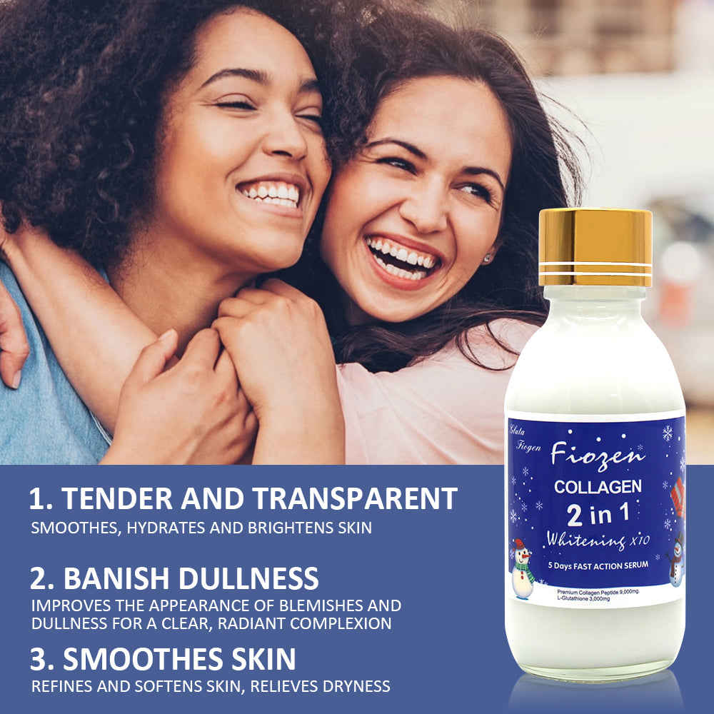 5D Gluta Collagen Whitening Fast Action Anti-Wrinkle & Anti-Aging Firming Skin Serum 125ml