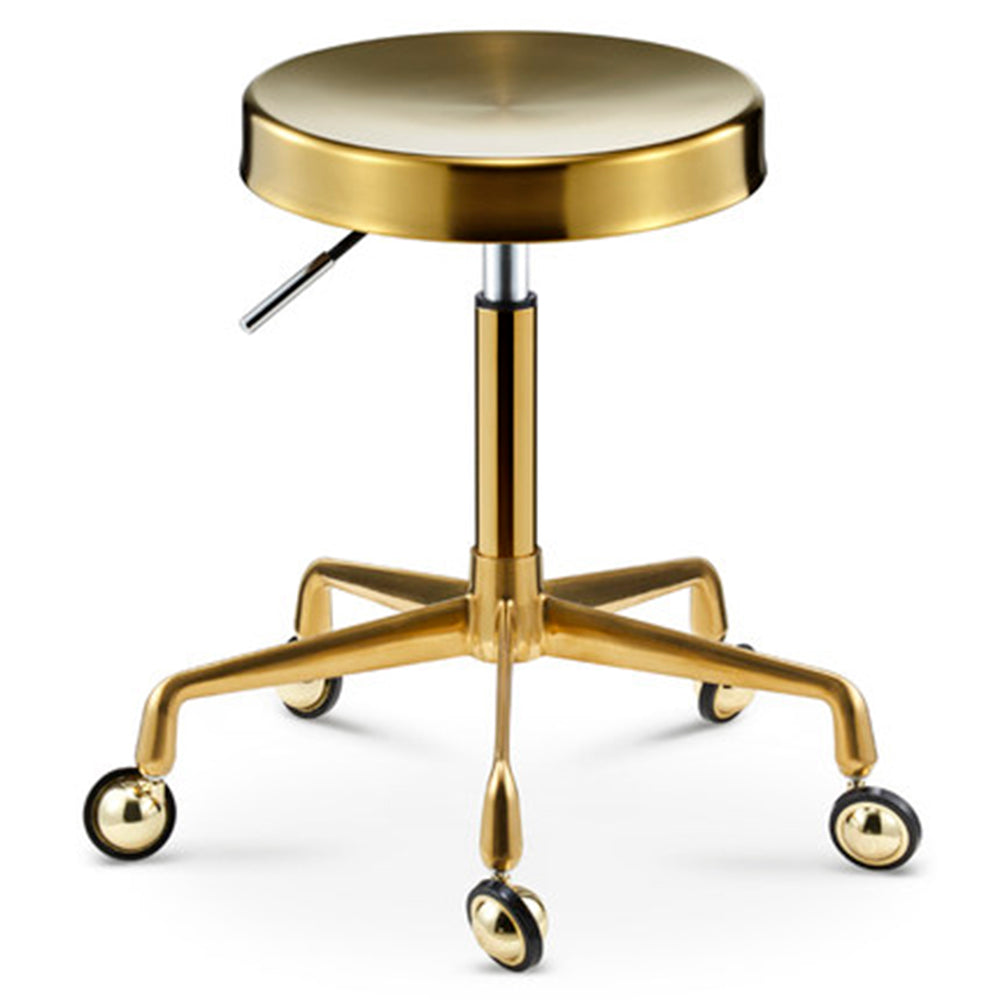 Stainless Steel Swivel Beauty Stool for Professional Hairdressers